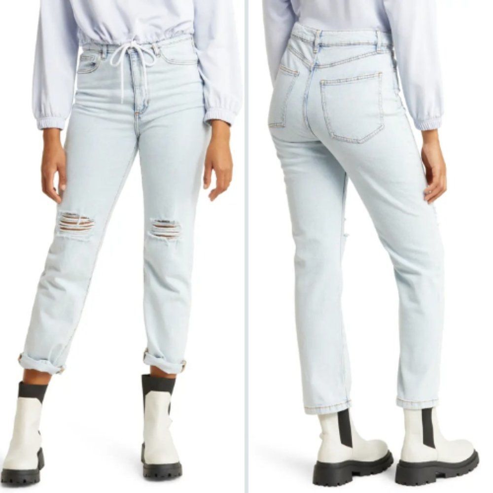 NWT WeWoreWhat High Rise Curvy Crop Jeans | 27